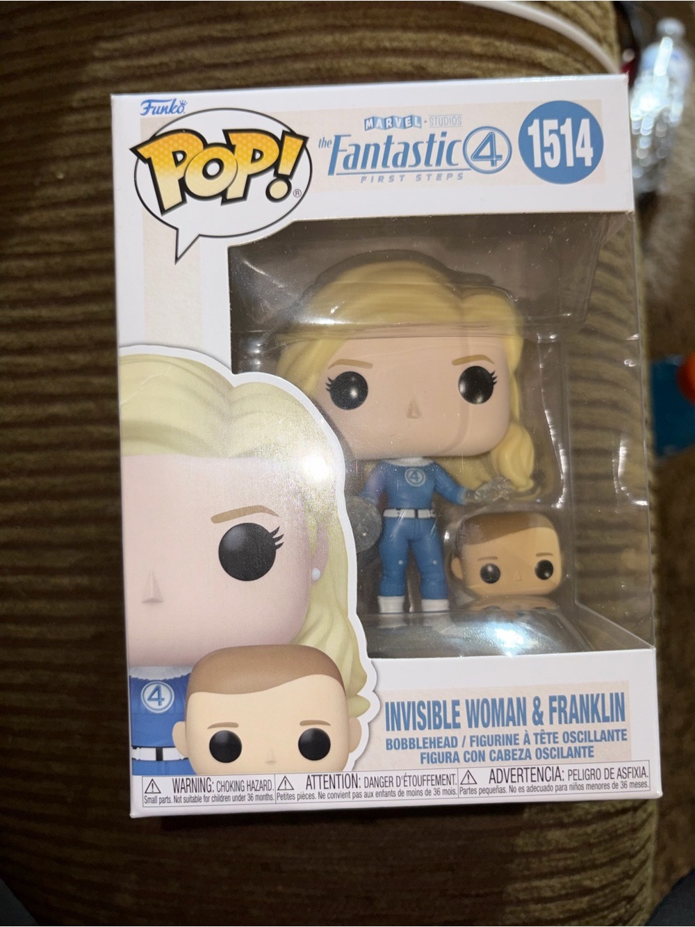 Funko Invisible Woman & Franklin Pop! - Blue Outfit with Blonde Hair
